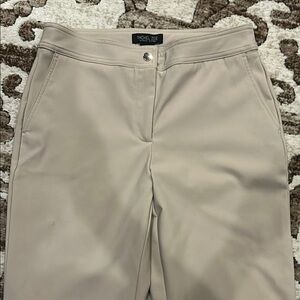 Rachel Zoe Cream Straight Leg Pants